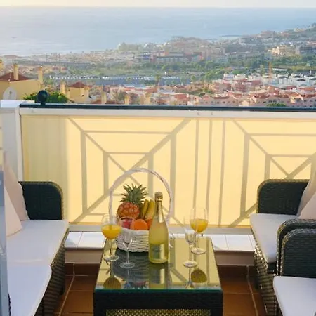 Duplex Penthouse Panoramic Del Atlantico Vakantiehuis Costa Adeje (Tenerife)
